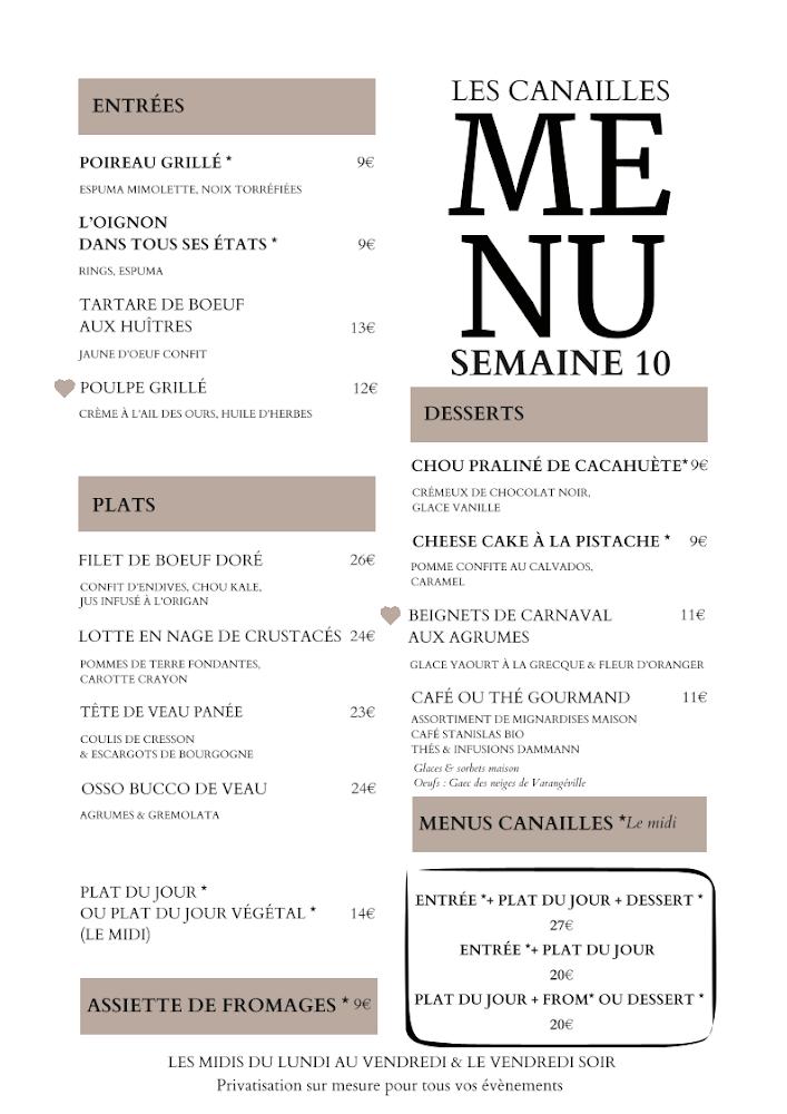 Les Canailles - Menu Image 4